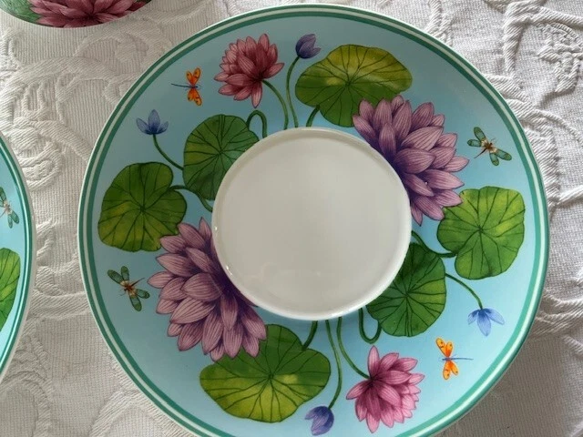 TEE SET "Chris Chun" Ashdene Fine Bone China, ca. 2006, handbemalt & WERTVOLL ! - Bild 3 von 4