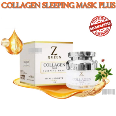 COLLAGEN SLEEPING MASK PLUS Z QUEEN FORMULA HYALURONATE ARBUTIN GINSENG 17G.