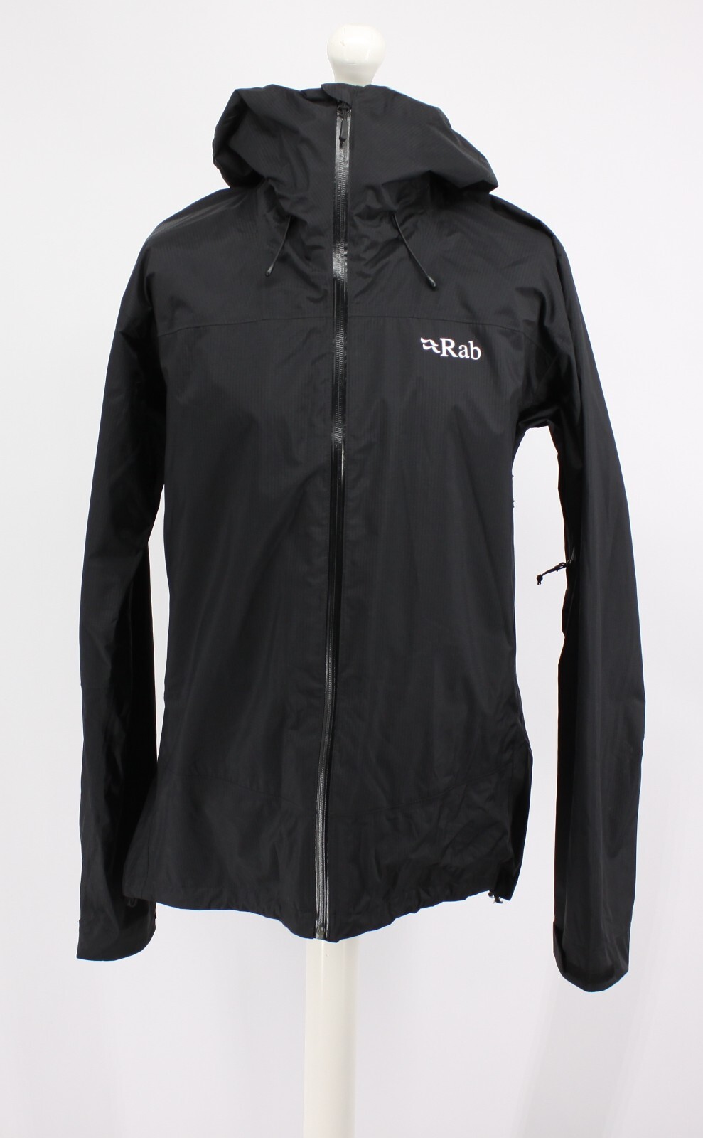 CHAQUETA RAB DOWNPOUR PLUS 2.0 PARA HOMBRE UK L NEGRA PRECIO DE VENTA SUGERIDO POR EL FABRICANTE £165 AR QWG-78