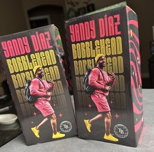 (2) Lot Yandy Diaz Bobble head/ BDA Sports Tampa Bay Rays New In The Box