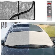 Alu Front Scheibenabdeckung XL Frotschutz Hitzeschutz Abdeckung Thermo Kombi PKW