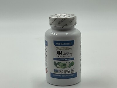 SM Nutrition DIM 200mg with BioPerine Supplement (60 Capsules) Exp. 10/25
