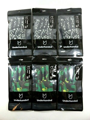 6 Pair New Underhanded Mens Size SM Small Super Digital Jungle Gloves NWT