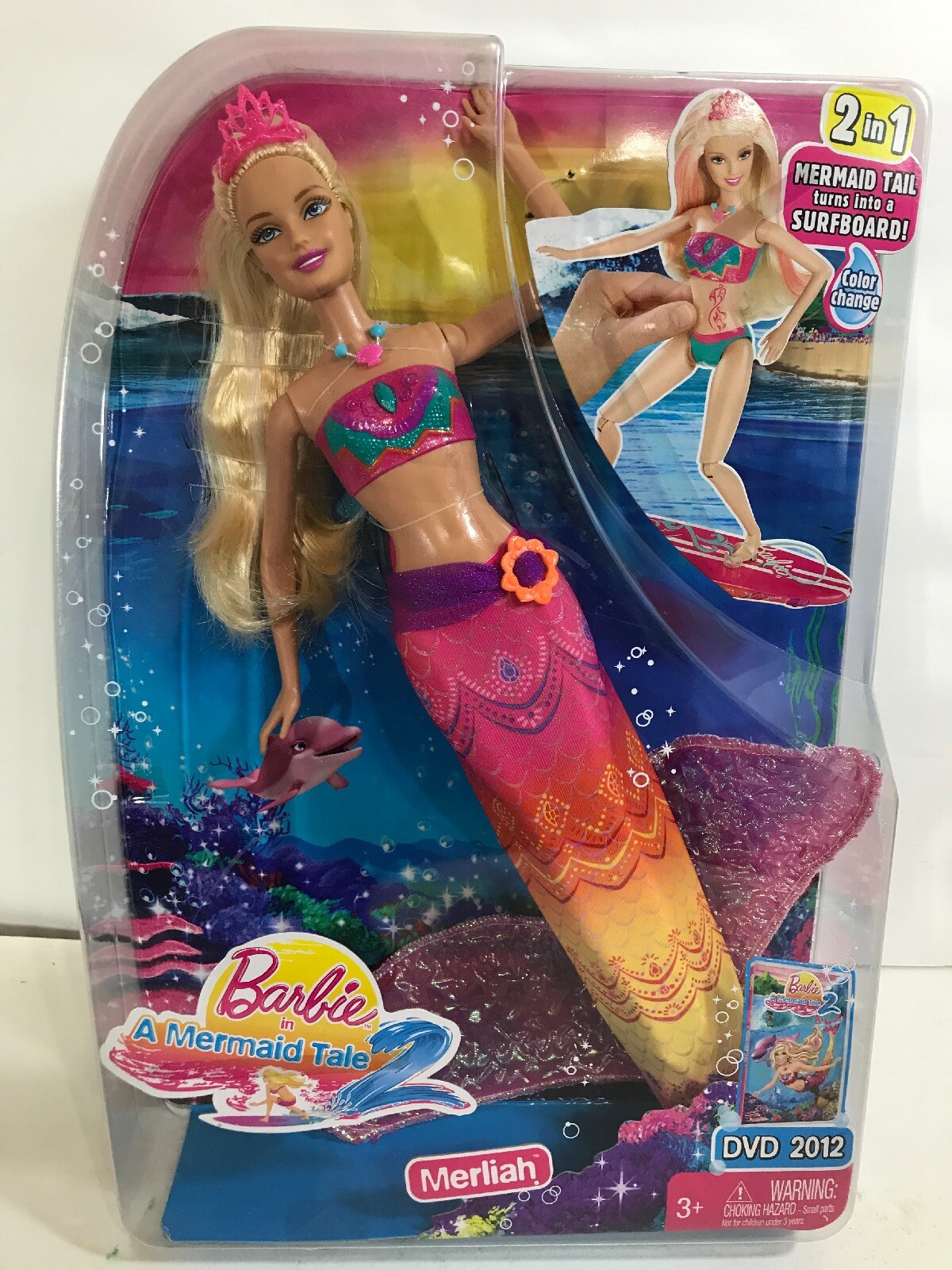barbie in a mermaid tale 2 merliah transforming doll