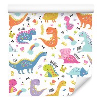 10M Vlies Tapete Kinderzimmer Dinosaurier Regenbogen Xxl 1716