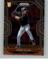 2021 Panini Prizm Jared Oliva 34  RC  Pittsburgh Pirates