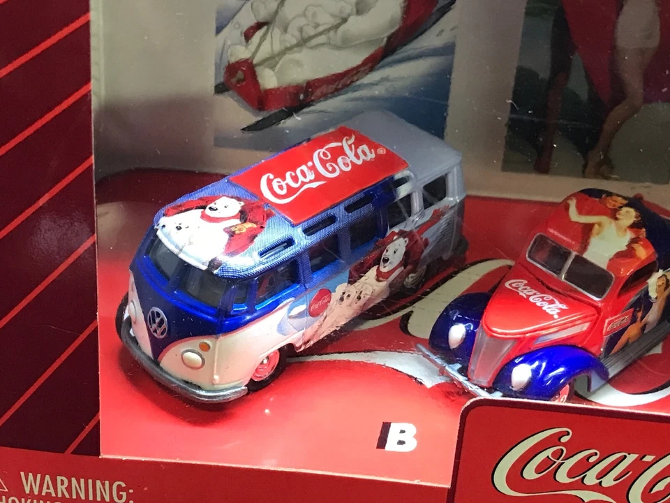 Johnny Lightning Coca Cola Poster Car Collection 1:64 Diecast - Image 3 of 4