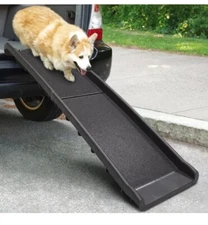 PetSafe Happy Ride Folding Dog Ramp for Cars, Trucks, & SUVs - 62 Inch Portable