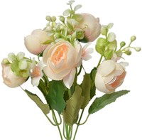 Clayre & Eef 6PL0368 Dekoration Zweig Mit Blumen 15X13X33 Cm