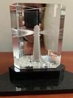 Steuben - Beacon of Light glass art sculpture