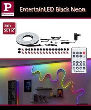 Paulmann EntertainLED LED Set Black Neon 5m 12W 96 LEDs/m RGB+ 24VA inkl. Halter