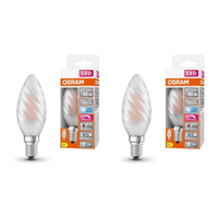 2ER Osram 40W Led Kerze Lampe Dimmbar E14 Leuchtmittel Kaltweiß GlüHbirne CRI90