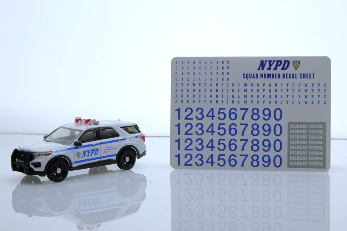 2020 Ford Explorer NYPD New York City Police Car 1:64 Scale 2020 Ford Explorer NYPD New York City Police Car 1:64 Scale