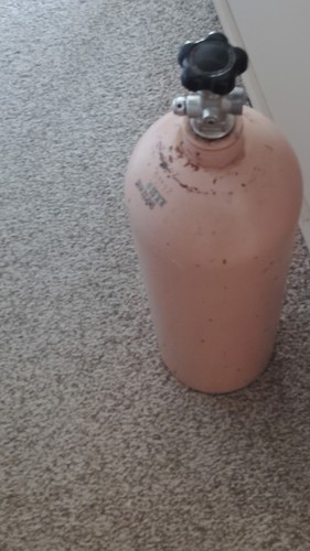 Commercial CO2 or Nitrogen Air Tank with Valve - Pink