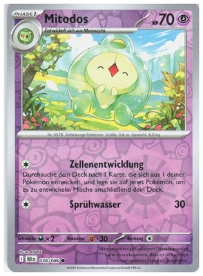 Duosion 038/086 Common Black Bolt Pokemon Reverse Holo Near Mint