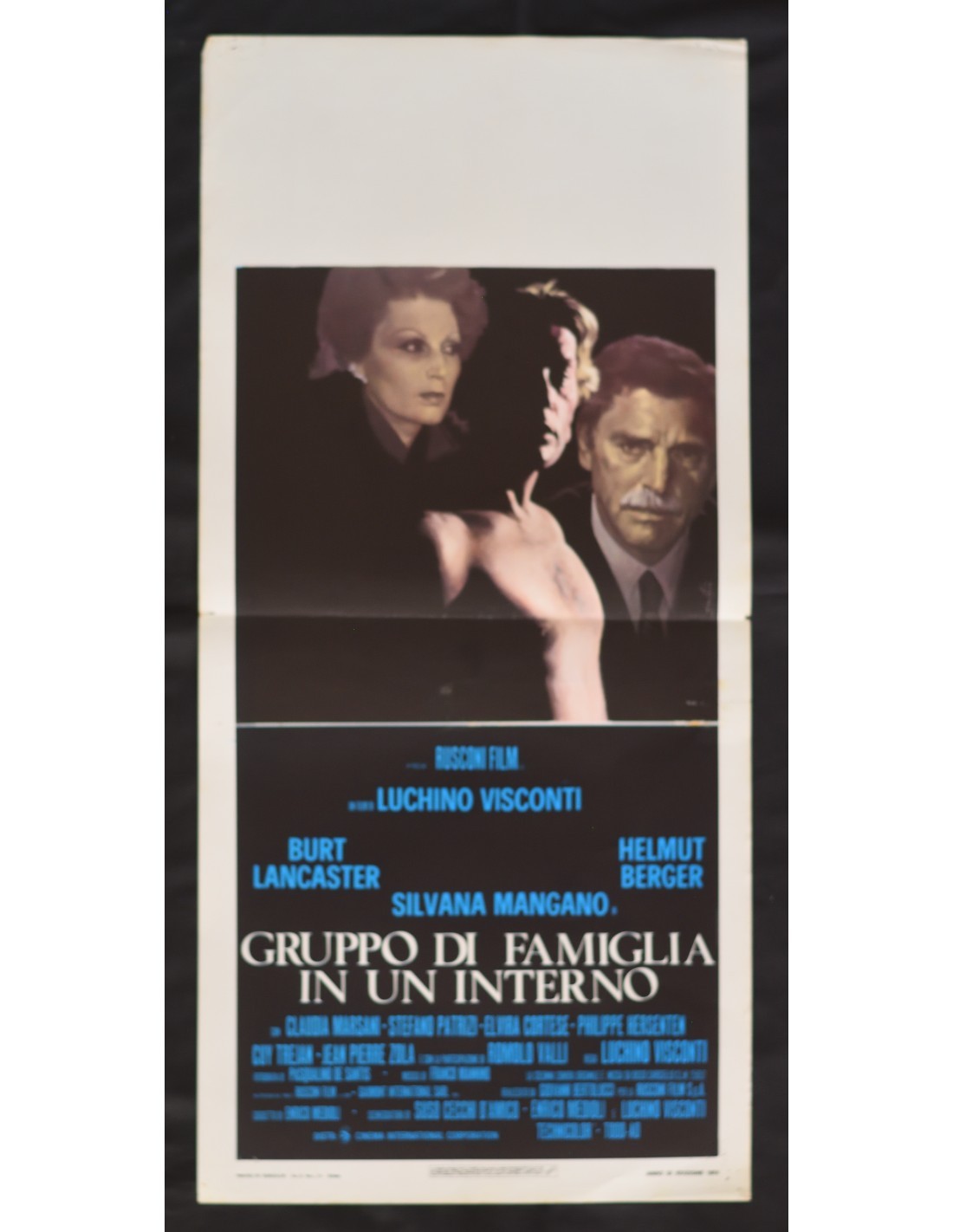Locandina originale film Gruppo di famiglia in un interno (1974) - Regia di Luchino Visconti
