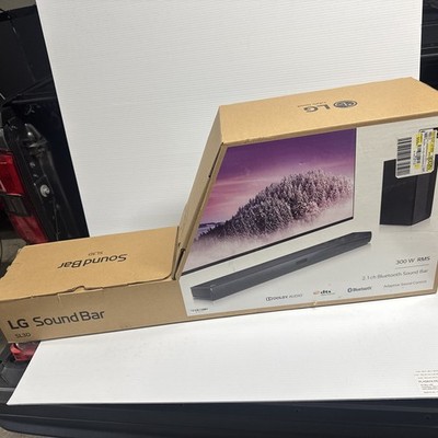 LG Sound Bar 3-D 300 Channel Bluetooth Adaptive Control TV