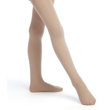 Danskin Girls Student Footed Tight Big Girls 7-16 Large Light Toast