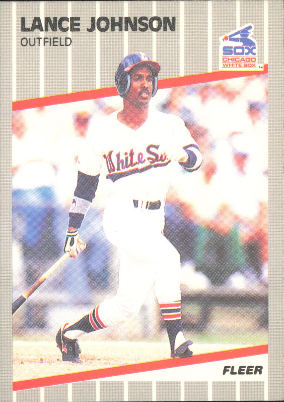 1989 Fleer #499 Lance Johnson