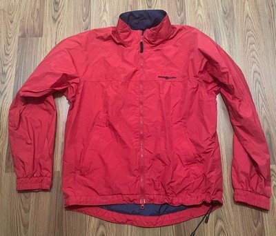 Henri Lloyd Jacket Mens Large Sailing Shell Windbreaker Red Waterproof