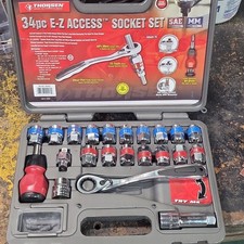 Brand New 34 Pc E-z Access Thorsen Socket Set. 14 Drive Made In Usa Brand New 34 Pc E-z Access Thorsen Socket Set. 14 Drive Made In Usa