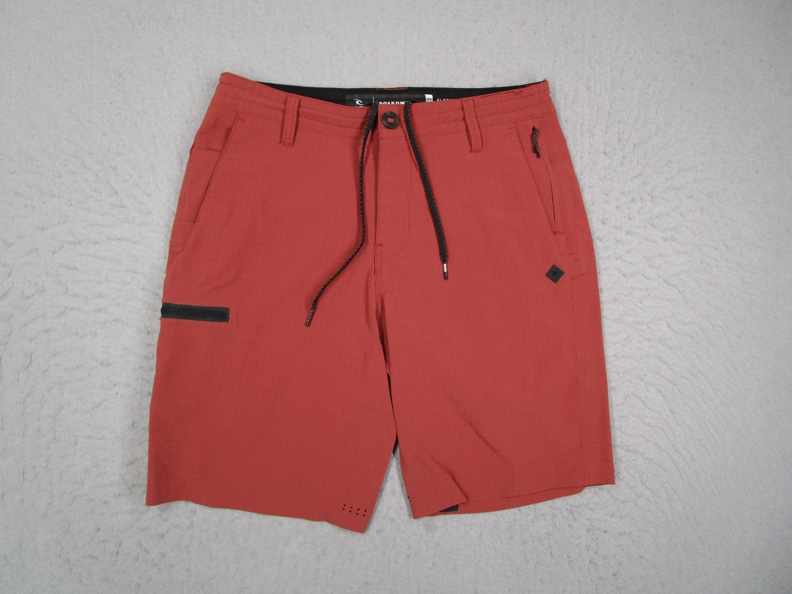 Rip Curl Boardwalks Shorts Mens 29 Red Cordura Global Entry Chino Quick Dry 9"