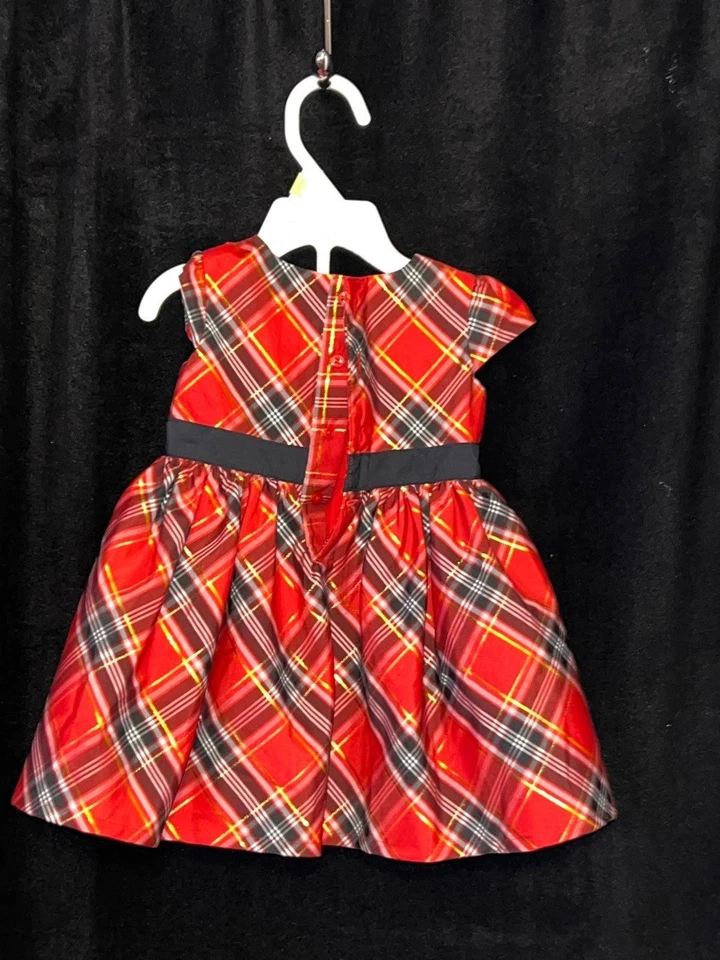 Vestido Carter's Rojo Fiesta Infantil Niñas Talla 6 Meses Foto 2 de 3