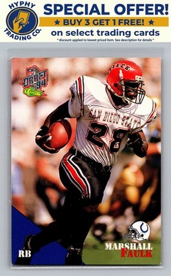1994 Classic NFL Draft Marshall Faulk RC #3