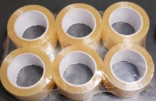 Versitack 6-PACK Clear Packaging Sealing Tape 3" X 110 yds 330ft Roll-QTY AVAIL