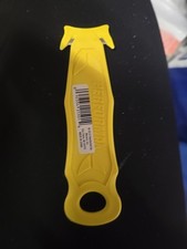 Lot of 5 Klever Kutter Box Tape Cutter Knife Double Shielded Blade Yellow