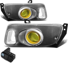 Waterproof Front Fog Lights For 92-95 Honda Civic Coupehatchback - Easy Install