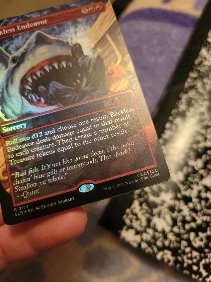 Mtg Secret Lair Jaws Reckless Endeavor Foil - Image 3 of 4