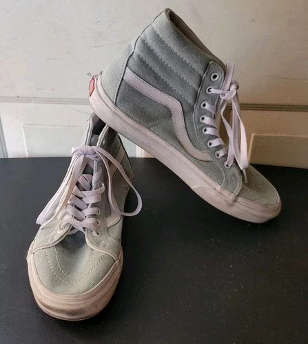 Top alto Vans Off The Wall denim blu chiaro taglia 8 5 uomo 10 donna