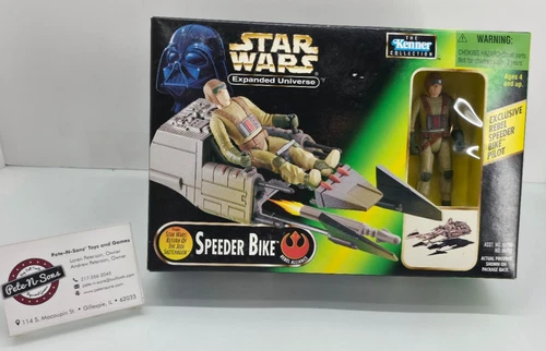 1997 Kenner: Star Wars - Expanded Universe Speeder Bike with Rebel Bike Pilot