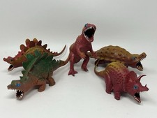 Vintage Chinasaurs Dinosaur Set Retro Toys Hong Kong / China 1970s / 1980s Set 5
