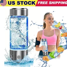 Portable Hydrogen Water Bottle Hydrogen Aqua Daily Equivalently Anti-Oxidant USA