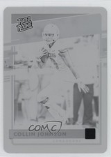 2020 Panini Chronicles Draft Picks Printing Plate Black 1/1 Collin Johnson 00bq