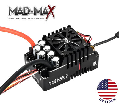 MADMAX-10 SENSORED 32-BIT 200A HV ESC 6-12S LiPo 1/5 for RC Car Brushless ´max5´