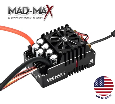 MADMAX-10 SENSORED 32-BIT 200A HV ESC 6-12S LiPo 1/5 for RC Car Brushless ´max5´ - Image 1 of 4