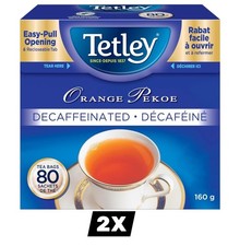 2 x Orange Pekoe Decaffeinated Tea 80 Decaf Tea Bags 160g - FREE SHIPPING