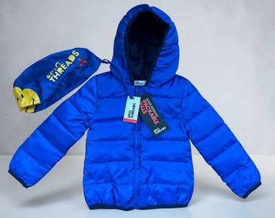 NWT Epic Threads Puffer Packable Water Resistant Jacket Size 2T/2 Cobalt Blue