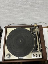 Vtg Garrard Zero 100 Turntable W/ At-12Sa Plays Records, Auto Return Not Working