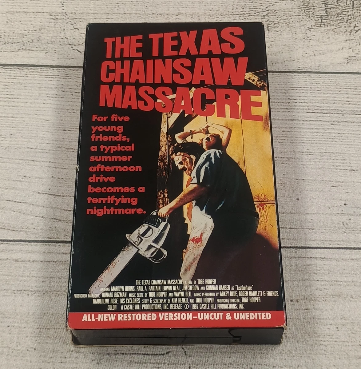 洋画・外国映画 The Texas Chainsaw Massacre VHS Las mejores ofertas en The Texas Chainsaw Massacre cintas VHS | eBay