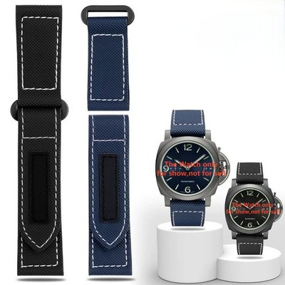 Strap suitable for Luminor Marina Panerai PAM1118 1119 nylon leather 24/26mm