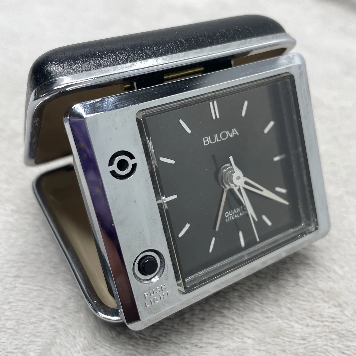 ７０’S　BULOVA　アラーム目覚まし時計 Bulova Alarm Clock In Collectible Alarm Clocks (1970-Now) for sale