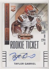 2014 Panini Contenders Taylor Gabriel (Sec Row Seat) #197 Auto u6m