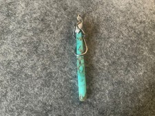 Turquoise Pendant Necklace Silver 925m
