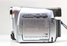 Canon ZR100 a MiniDV Digital Video Camcorder W/battery  TESTED  READ 