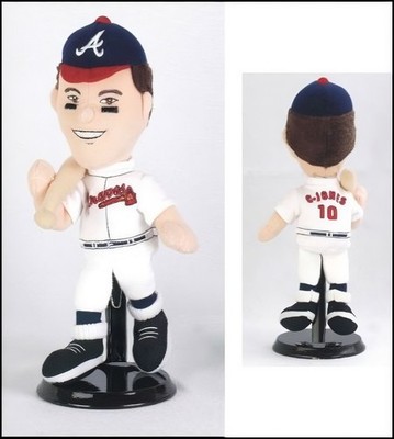 Chipper Jones Atlanta Braves 10'' Plush Bean Bag Collectible Highlight Starz