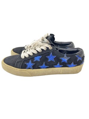 Saint Laurent California Sneakers 35.5 Blk Suede 493016 G7n04